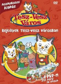 Greg Bailey - Tesz-vesz város - Rejtélyek Tesz-vesz városban (4 DVD)