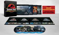 Joe Johnston, Steven Spielberg, Colin Trevorrow - Jurassic Park 1-4. (25. évfordulós, limitált zenélő díszdoboz) (4 Blu-ray)
