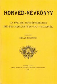 Mikár Zsigmond - Honvéd-névkönyv