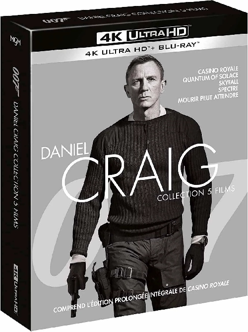 Martin Campbell, Sam Mendes, Marc Forster - James Bond - Daniel Craig Bond-gyűjtemény (4 UHD + 4 Blu-ray)