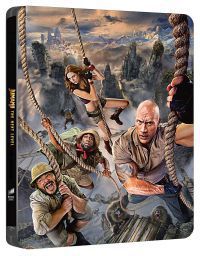 Jake Kasdan - Jumanji - A következő szint (Blu-ray) - limitált, fémdobozos változat ("mozgó híd" steelbook)