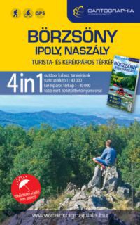  - Börzsöny, Ipoly, Naszály 4in1 outdoor kalauz + turista- és kerékpáros térkép