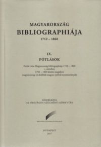 - Magyarország Bibliographiája 1712-1860