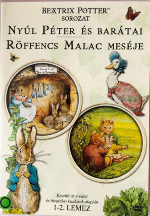 Dianne Jackson, Geoff Dunbar - Beatrix Potter sorozat 1. - Nyúl Péter és barátai (DVD) *Antikvár-Kiváló állapotú*