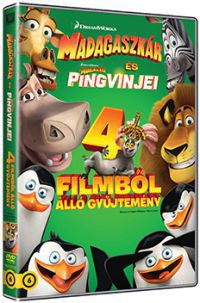 Eric Darnell, Conrad Vernon, Tom McGrath, Simon J. Smith - Madagaszkár gyűjtemény (4 DVD)