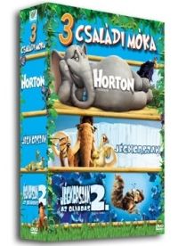 Carlos Saldanha, Chris Wedge, Jim Hayward, Steve Martino - 3 családi móka (Horton / Jégkorszak / Jégkorszak 2 (DVD)