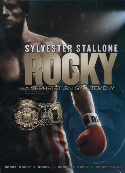 Sylvester Stallone, John_G. Avildsen - Rocky verhetetlen gyűjtemény (Rocky 1-5. - 5 DVD) *Antikvár-Jó állapotú*  