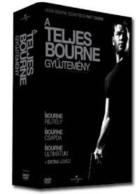 Doug Liman, Paul Greengrass  - A teljes Bourne gyűjtemény (4 DVD)  *Antikvár - Kiváló állapotú*