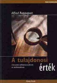 Alfred Rappaport - A tulajdonosi érték