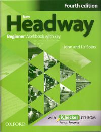 John Soars; Liz Soars - New Headway Beginner 4e with Key & iChecker CD-ROM Pack