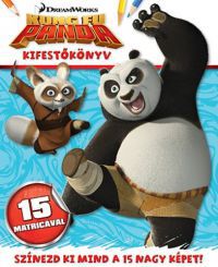  - Kung Fu Panda - kifestőkönyv matricákkal
