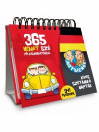  - Agymenők - Képes szótanuló naptár - 365 német szó példamondatokkal - 9-11 éveseknek