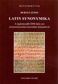 Burián János - Latin synonymika