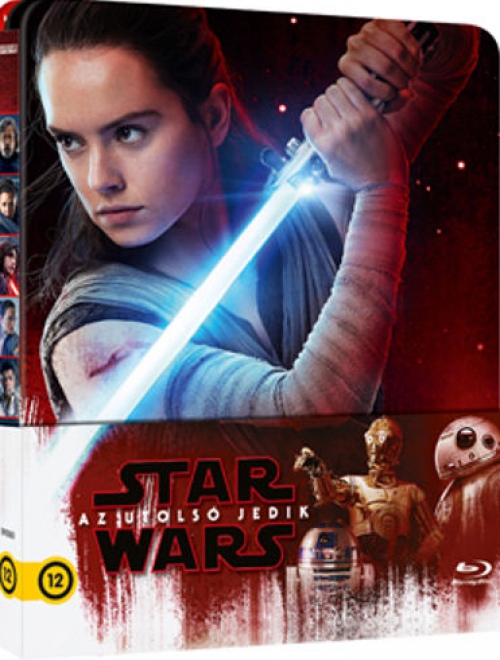 Rian Johnson, George Lucas - Star Wars: Az utolsó jedik (2 Blu-ray) *Limitált, Fémdobozos - Steelbook* *Antikvár-Bontatlan, Kiváló*