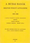A budai basák magyar nyelvű levelezése I. 1553-1589
