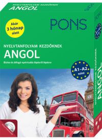 - PONS Nyelvtanfolyam kezdőknek - Angol (könyv+CD)