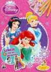 Disney Hercegnők - A4+ matricás színező