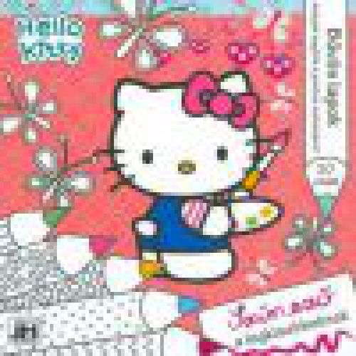 Hello Kitty - csillám színező 20x20