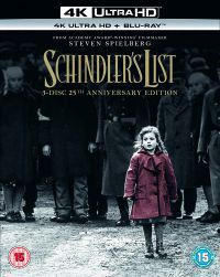 Steven Spielberg - Schindler listája 25. évforduló (4K UHD + Blu-ray)