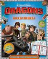DreamWorks - Dragons - kifestőfüzet matricákkal *RJM Hungary*