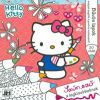 Hello Kitty - csillám színező 20x20 *RJM Hungary*