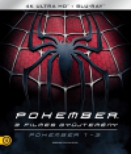 Pókember 1-3 (3 4K UHD + 3 Blu-ray )