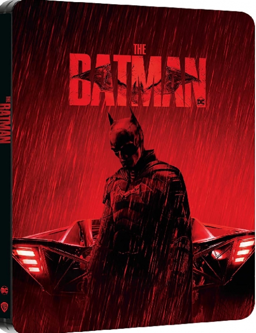 Matt Reeves - Batman (2022) (4K UHD + 2 Blu-ray) - limitált, fémdobozos változat ("Batmobile Head Lights" steelbook)