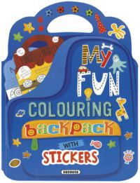  - My Fun Colouring Backpack with Stickers - Boys