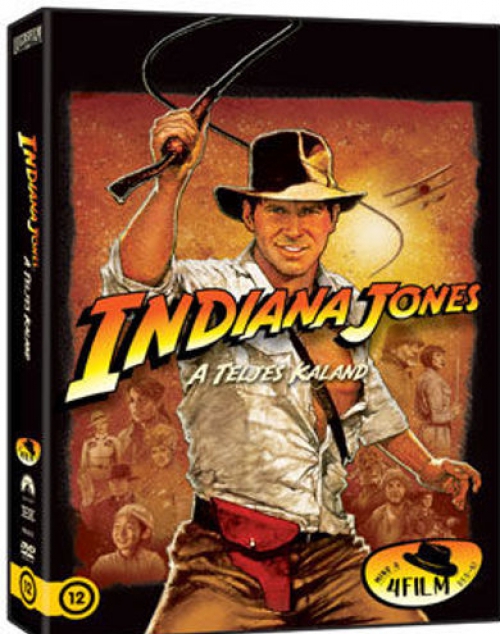 Steven Spielberg - Indiana Jones kalandjai *Tetralógia 1-4.*  (4 DVD)  *Díszdobozos kiadás*