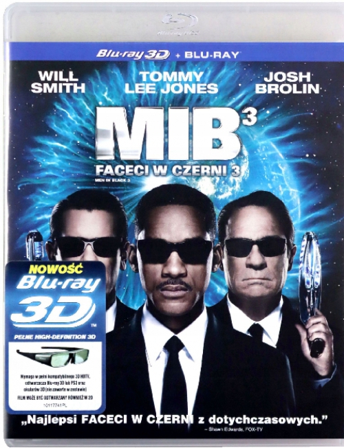 Barry Sonnenfeld - Men In Black - Sötét zsaruk 3. (3D Blu-ray + BD) *Import - Magyar szinkronnal*