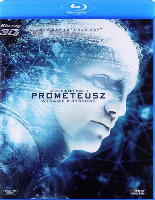Ridley Scott - Prometheus (3D Blu-ray + 2 BD)  *Magyar kiadás - Antikvár - Kiváló állapotú*