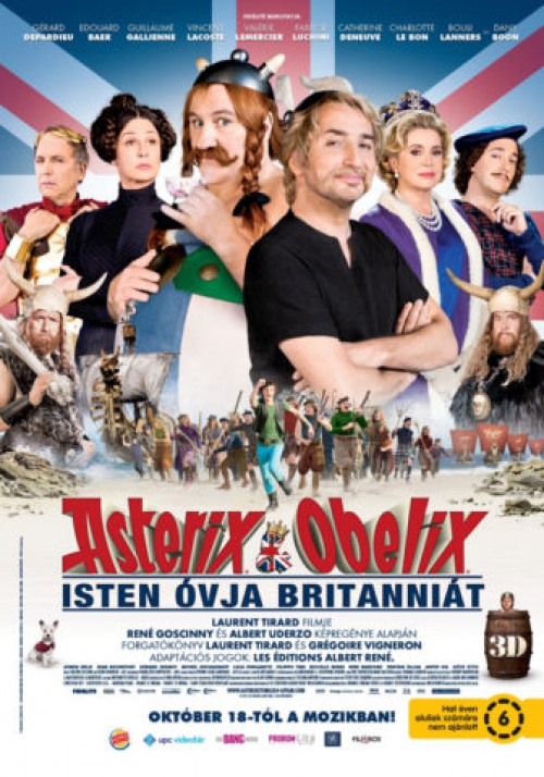 Laurent Tirard - Asterix & Obelix: Isten óvja Britanniát (3D+2D Blu-ray)