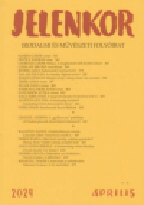 Jelenkor - Irodalmi és művészeti folyóirat - 2024. április