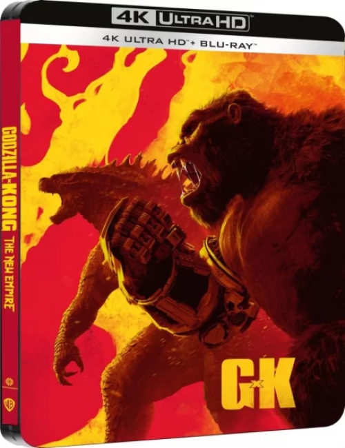Adam Wingard - Godzilla x Kong: Az Új Birodalom (4K UHD Blu-ray + BD) *Limitált, fémdobozos változat - Red *Vörös* *Import-Angol hangot és Angol feliratot tartalmaz*