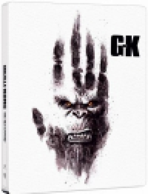 Godzilla x Kong: Az új birodalom (4K UHD Blu-ray + 2 Blu-ray Steelbook  *White - GK* Fehér * *Import-Angol hangot és Angol feliratot tartalmaz*