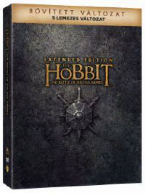Peter Jackson - A hobbit: Az öt sereg csatája - bővített, extra változat (5 DVD) (limitált, digipackos verzió) *21844*