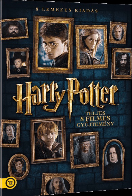 David Yates - Harry Potter: A teljes gyűjtemény (8 DVD)  *Díszdobozos* *Antikvár*