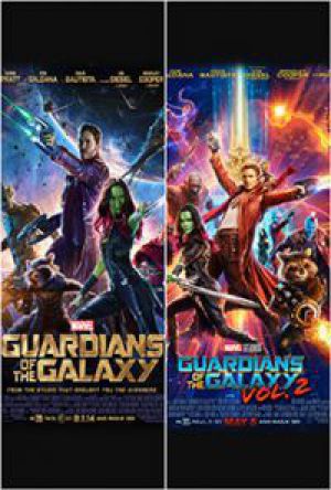 James Gunn - A galaxis őrzői 1-2 (2 DVD) *Import-Idegennyelvű borító*