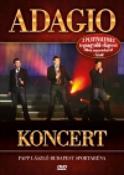 Adagio - Koncert, Papp László Budapest Sportaréna (DVD)  *Antikvár-Kiváló állapotú*